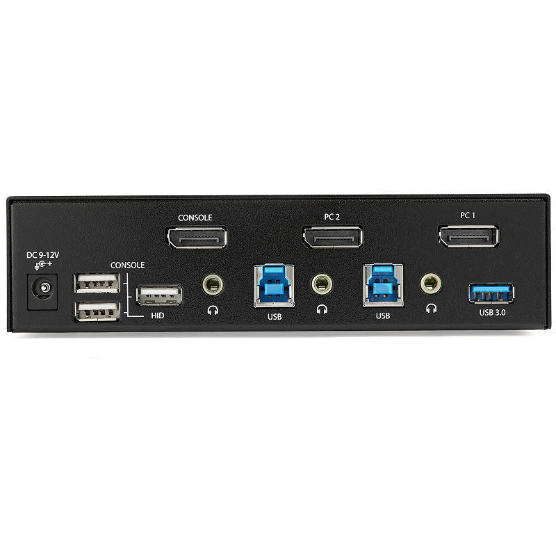StarTech SV231DPU34K 2 Port DisplayPort KVM Switch - 4K 60Hz - Single Display